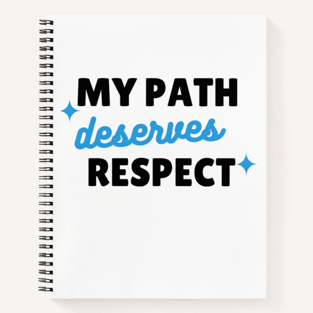 The Worth of a Woman – Notebook Notizbuch (Vorderseite)