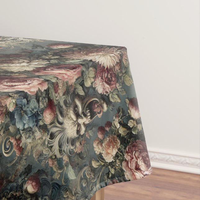 🌿 The Wretching Wreath - Gothic Large Pattern Tischdecke (Beispiel)