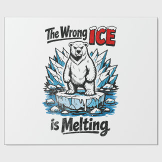 The Wrong ICE is Melting Geschenkpapier