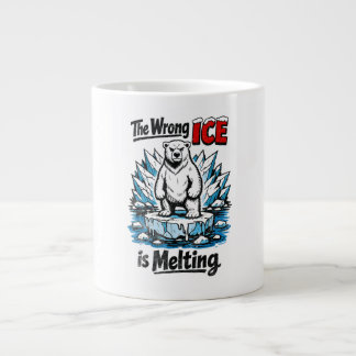 The Wrong ICE is Melting Jumbo-Tasse
