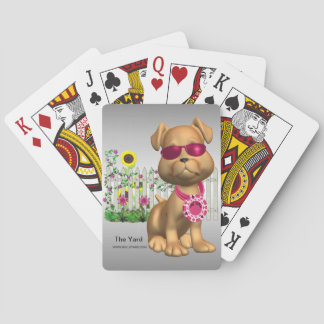 The Yard Flower Fence Playing Cards Spielkarten