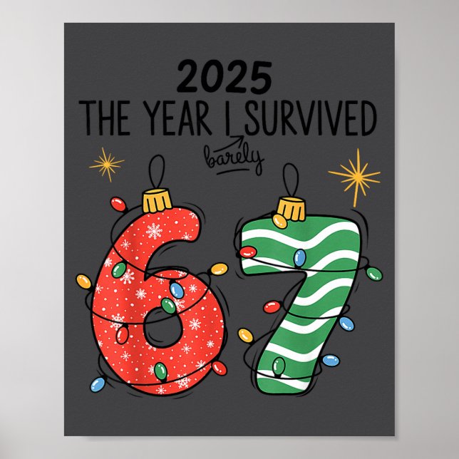 The Year I Barely Survived Christmas 2025 Six Seve Poster (Vorne)