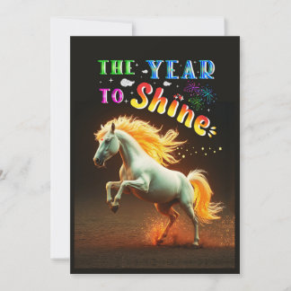 The Year To Shine Dankeskarte