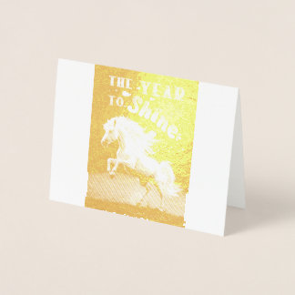 The Year To Shine Folienkarte