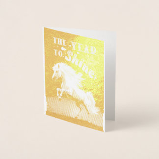 The Year To Shine Folienkarte