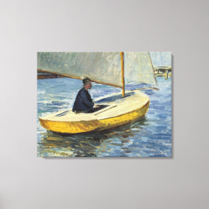 The Yellow Boat, 1891 - Gustave Caillebotte Leinwanddruck