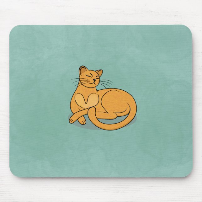 The Yellow Cat Mousepad (Vorne)