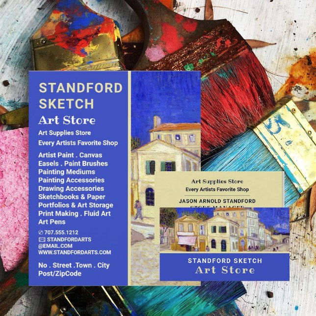 The Yellow House By Van Gogh, Art Supplies Store Flyer (Von Creator hochgeladen)