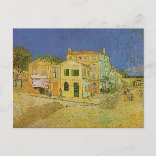 The Yellow House (F464) Van Gogh Fine Art Postkarte (Vorderseite)