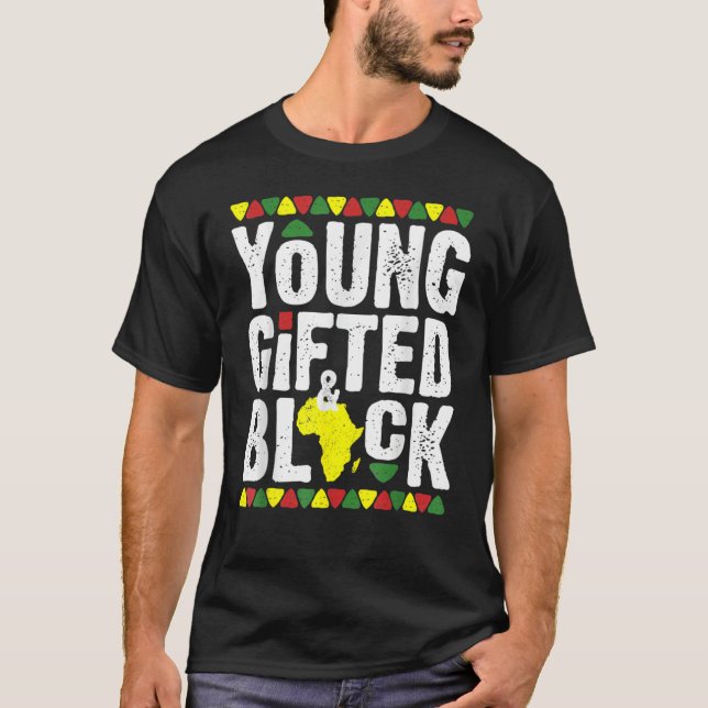 The Young Black Dashiki African Pride History Mona T-Shirt (Vorderseite)