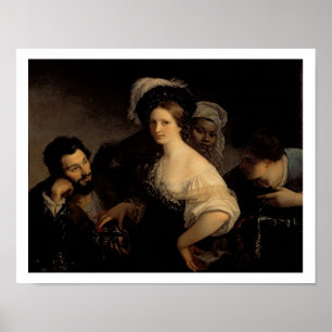The Young Courtesan, 1821 Poster