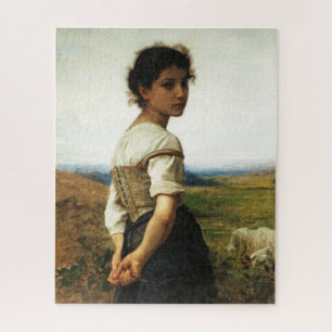 The Young Shepherdeß by William-AdolpheBouguereau