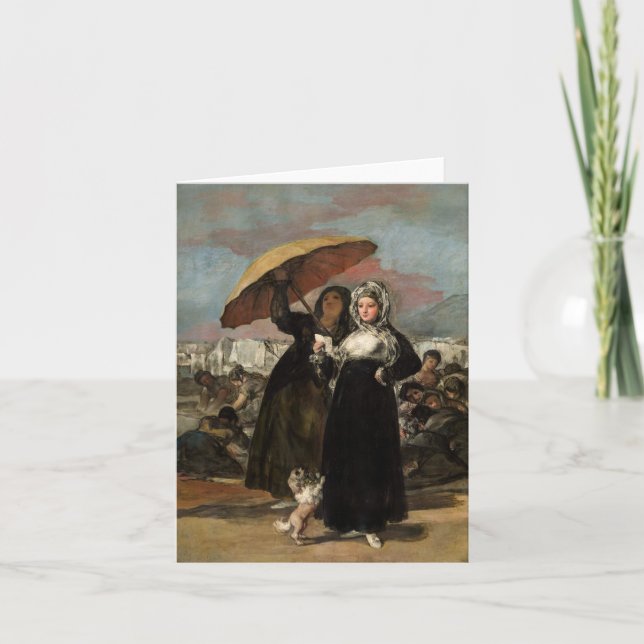 The Young, The Letter von Francisco Goya Dankeskarte (Vorderseite)