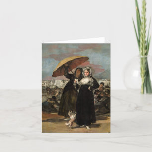 The Young, The Letter von Francisco Goya Dankeskarte