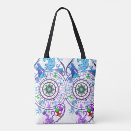 The Zodiac Astrological Signs  on a Tote Bag Tasche