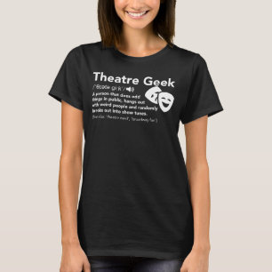 Theater-Aussenseiter-Definition - lustiges T-Shirt