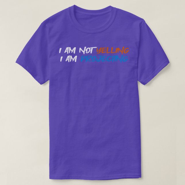 Theater, das ich nicht schreie, ich verspreche Sch T-Shirt (Design vorne)
