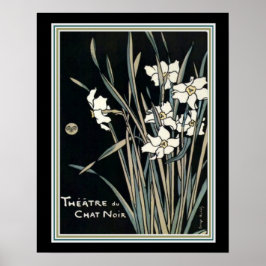 "Theater de Chat Noir" Jugendstil-Prinz Poster