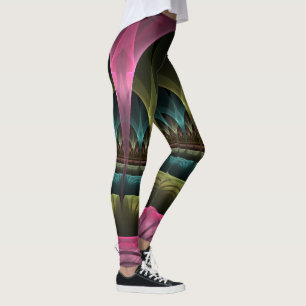 Theater der Fantasie, Abstraktes Fraktal Kunst Leggings