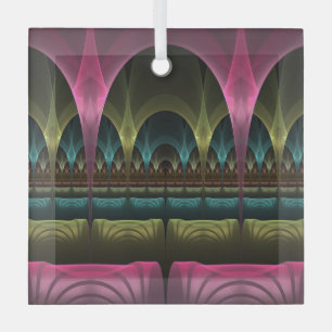 Theater der Fantasie, Abstraktes Fraktal Kunst Ornament Aus Glas