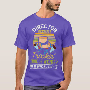 Theater Director Shirt Vintage Funny Film Gift