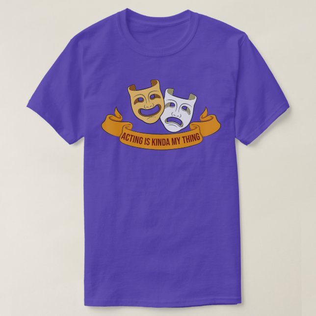 Theater für Theaterdarsteller am Broadway - 3 T-Shirt (Design vorne)