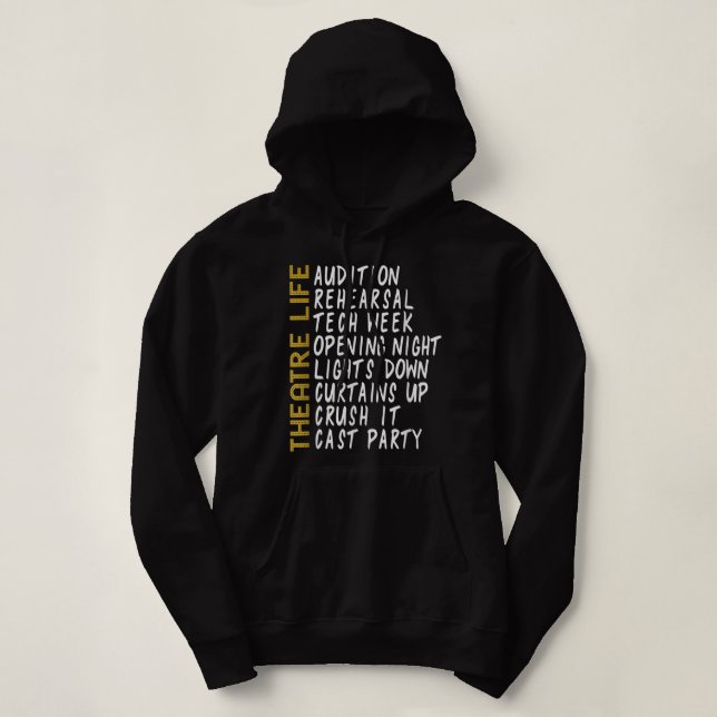 Theater Geschenk Schauspiel Shirt Theater Theater  (Design vorne)