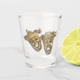 Theater Golden Comedy Schnapsglas