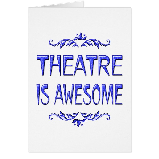 Theater ist fantastisch (Vorne)