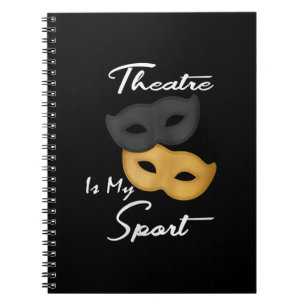 Theater ist mein Sport Geschenk für Theater Notizblock