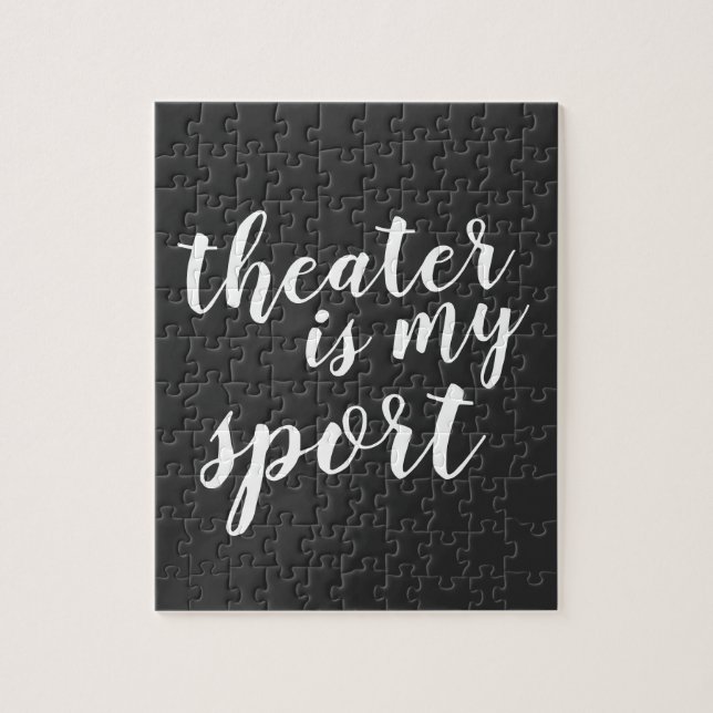 Theater ist mein Sport Simple Modern Graphic (Vertikal)