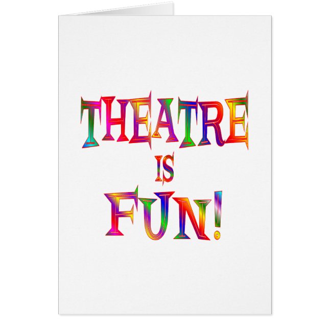 Theater ist Spaß (Vorne)