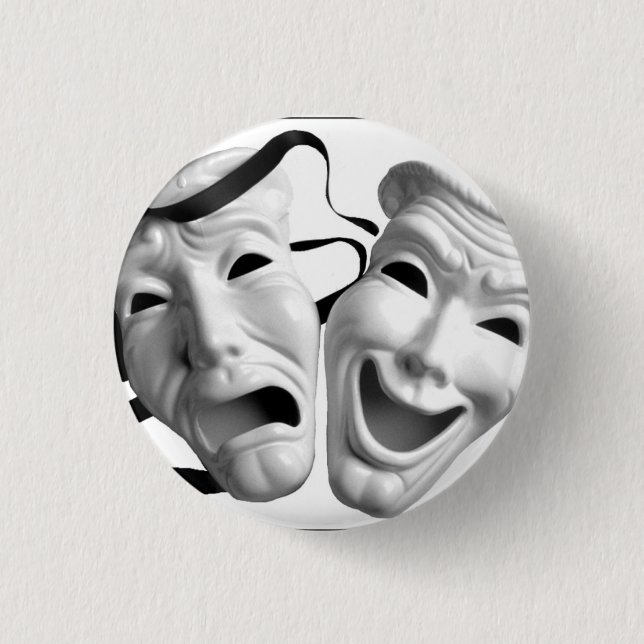 Theater-Knopf Button (Vorderseite)