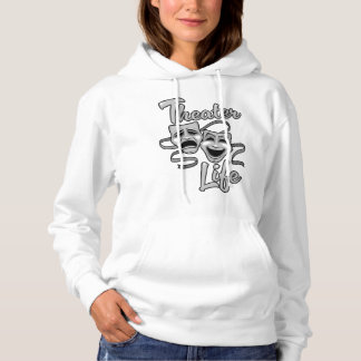 Theater-Lebenskomödie und Tragedy-Masken Hoodie
