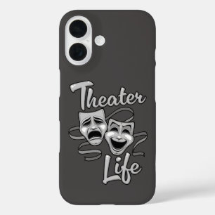 Theater-Lebenskomödie und Tragedy-Masken iPhone 16 Hülle