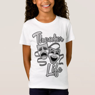 Theater-Lebenskomödie und Tragedy-Masken T-Shirt