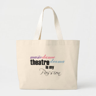Theater-Leidenschaft Jumbo Stoffbeutel