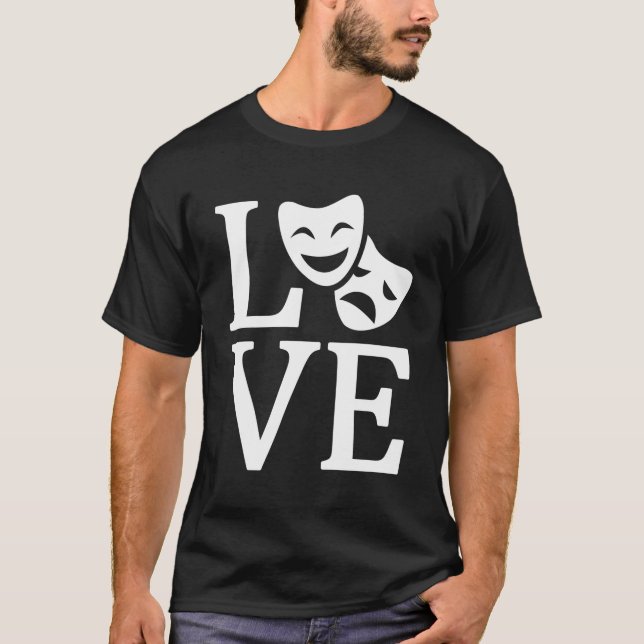 Theater-Liebe T-Shirt (Vorderseite)