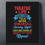 Theater Life For Actor Fotoplatte<br><div class="desc">Theater Life For Actor</div>