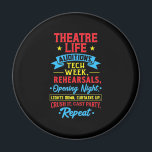 Theater Life For Actor Magnet<br><div class="desc">Theater Life For Actor</div>