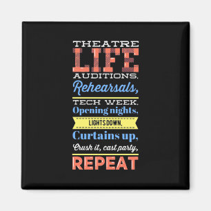 Theater Life Repeat Magnet