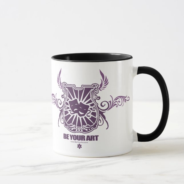 Theater-lila Tasse (Rechts)