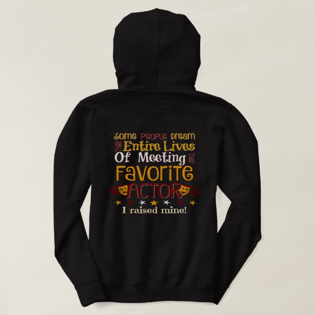 Theater-Mama - ich hob meinen Hoodie (Design Rückseite)