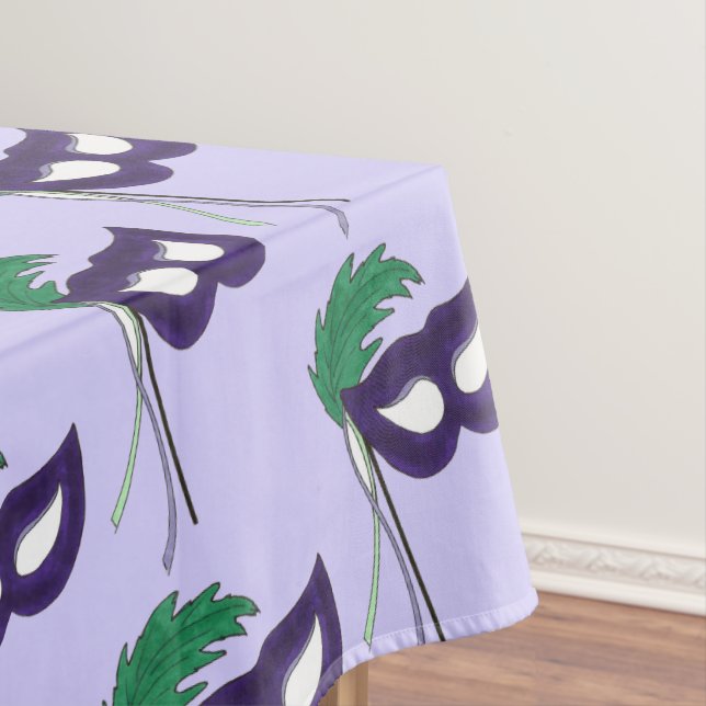 Theater Masquerade Mardi Gras Tischdecke (Beispiel)