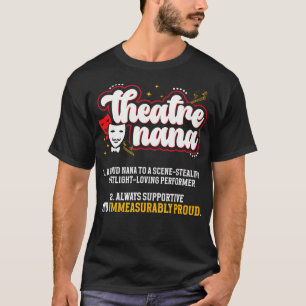 Theater Nana Definition Theater Nana Theater Schau T-Shirt