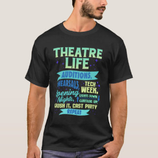 Theater Nerd Schauspieler Gif Musical Theater Thes T-Shirt