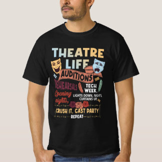 Theater Nerd Schauspieler Musikalisches Theater Le T-Shirt