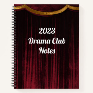 Theater-Notebook Notizbuch