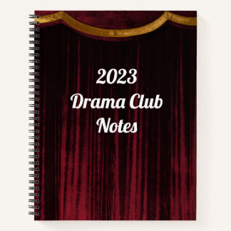 Theater-Notebook Notizbuch