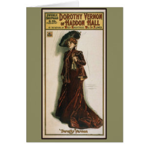 Theater-Plakat Dorothy Vernon auf Karten